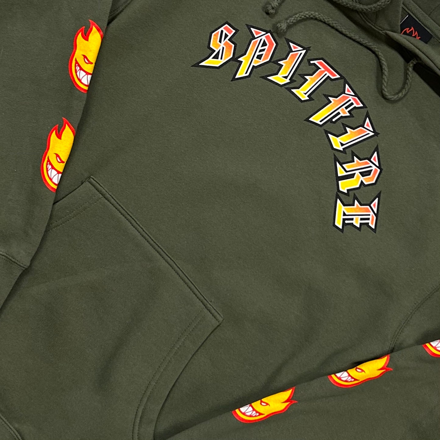Spitfire - Old E Big Head Fill Sleeve Hoodie