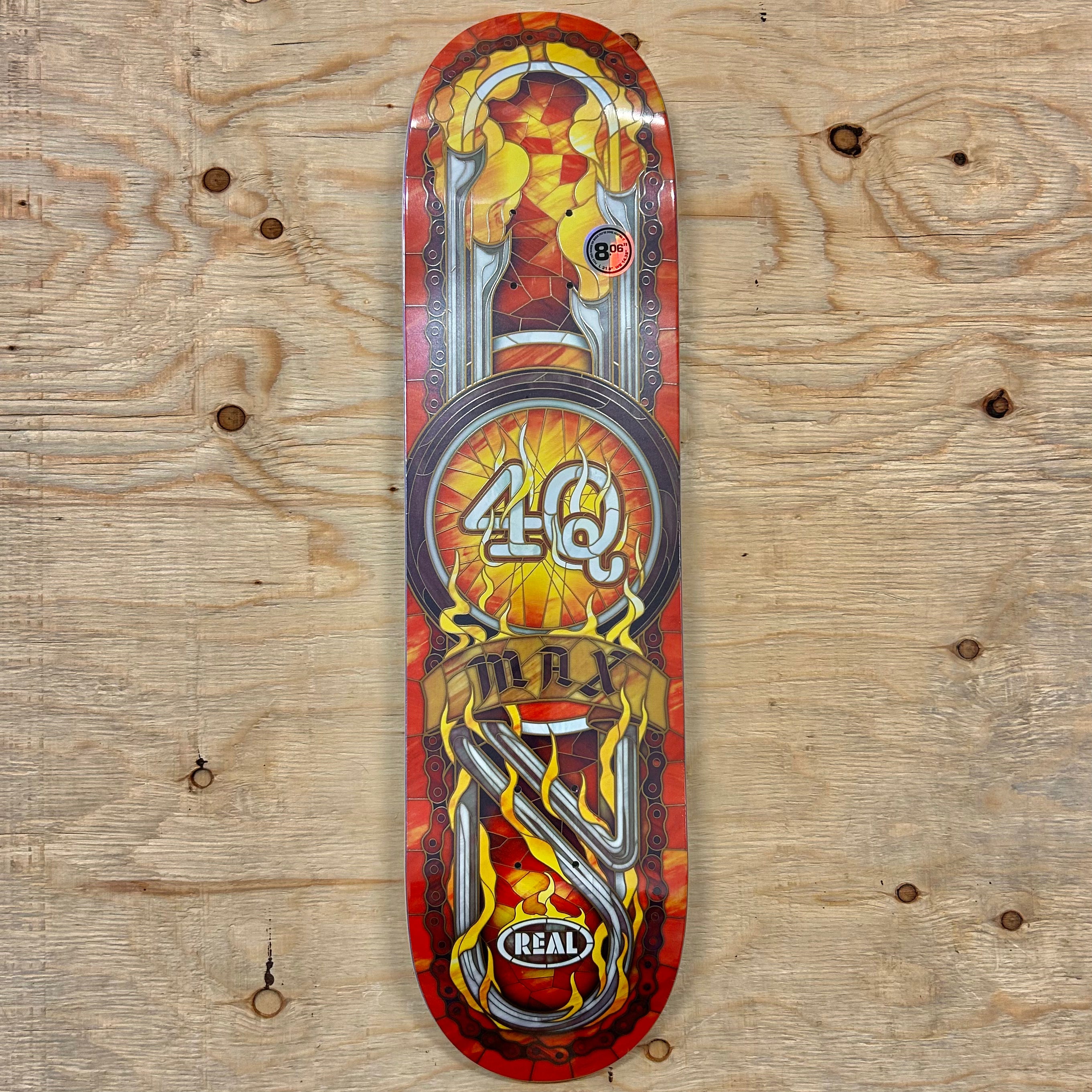 REAL x MAX SCHAAF 4Q CONDITIONING CATHEDRAL DECK (9.1 x 32inch