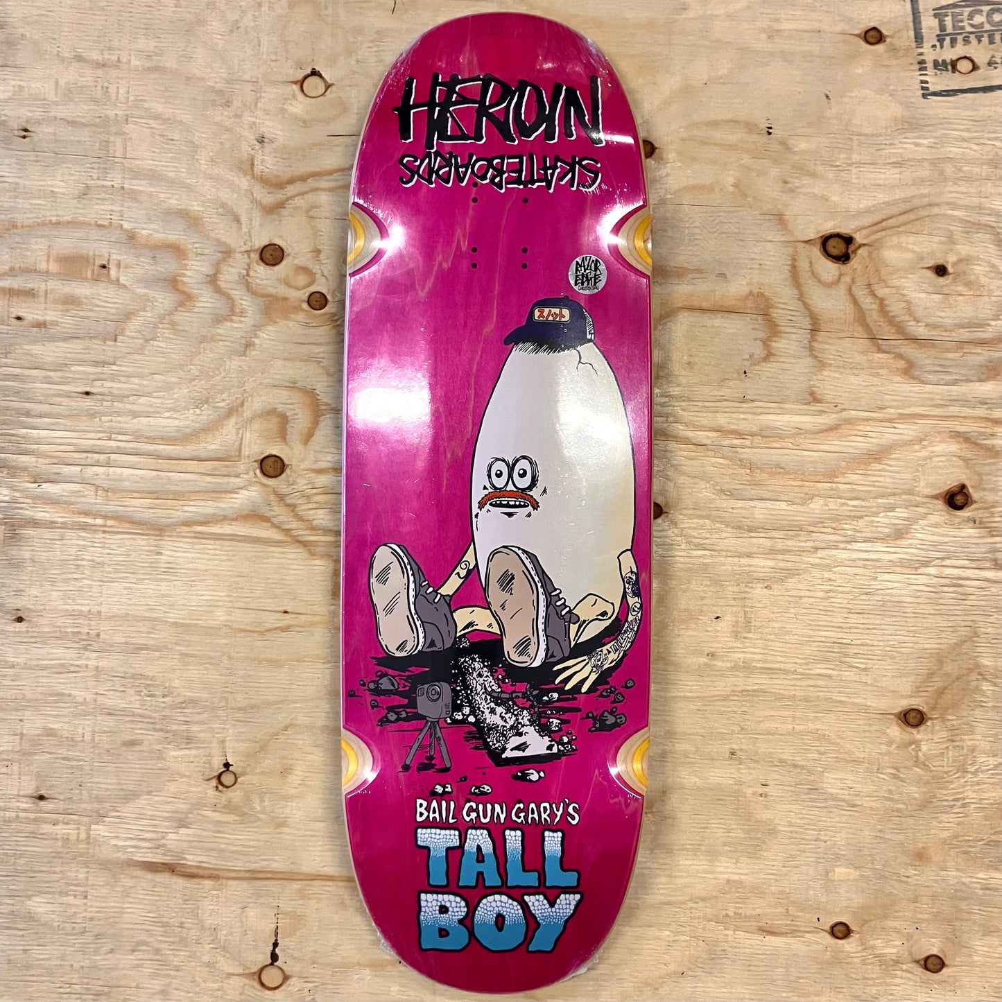 Heroin - Bail Gun Gary's Tall Boy Deck 10.25"