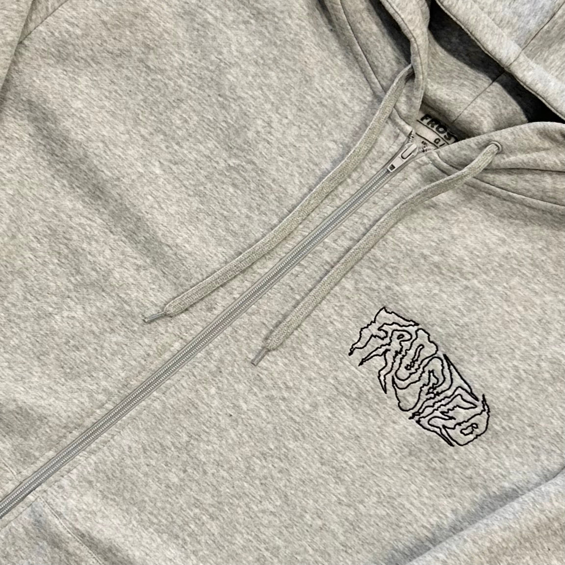 Frosted - Wavy Logo Zip Hoodie