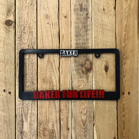 Baker - Baker For Life Liscense Plate