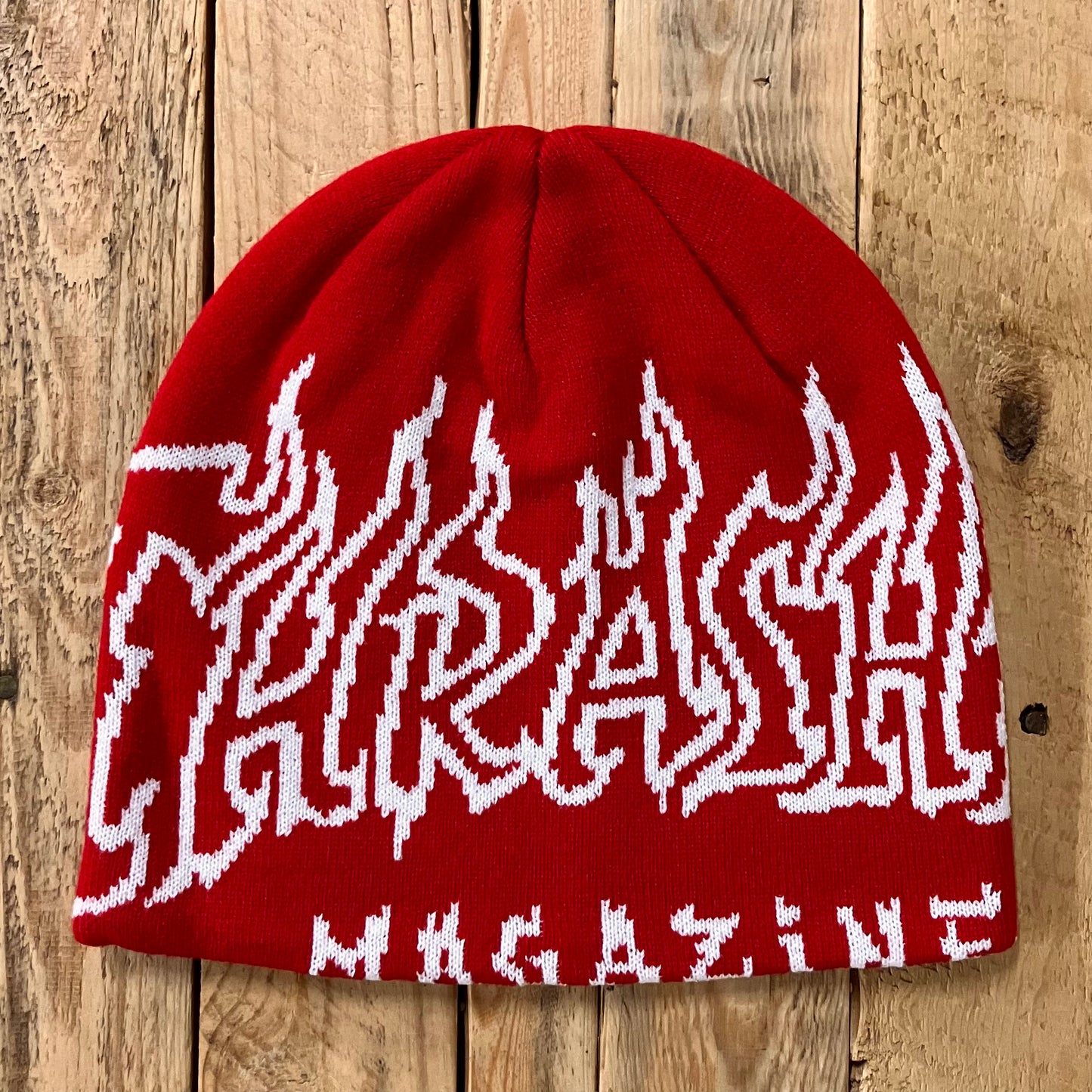 Thrasher - Fire Outlined Skully Beanie