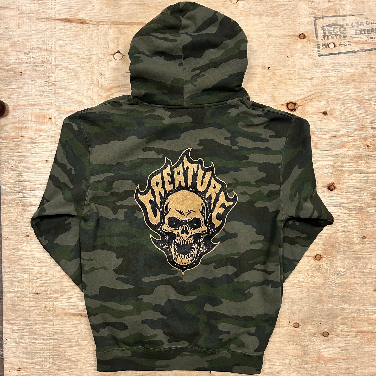 Creature - Bonehead Flame Hoodie