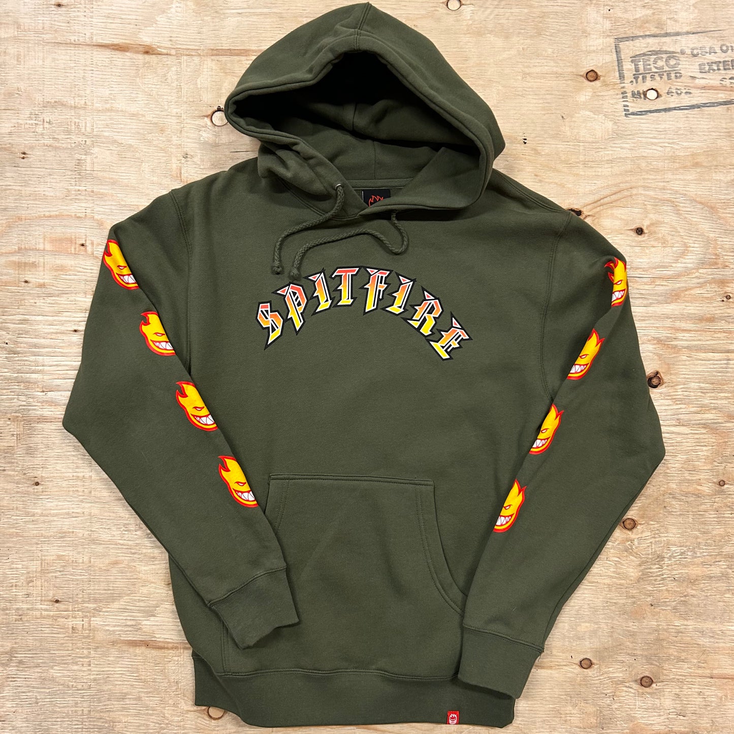 Spitfire - Old E Big Head Fill Sleeve Hoodie