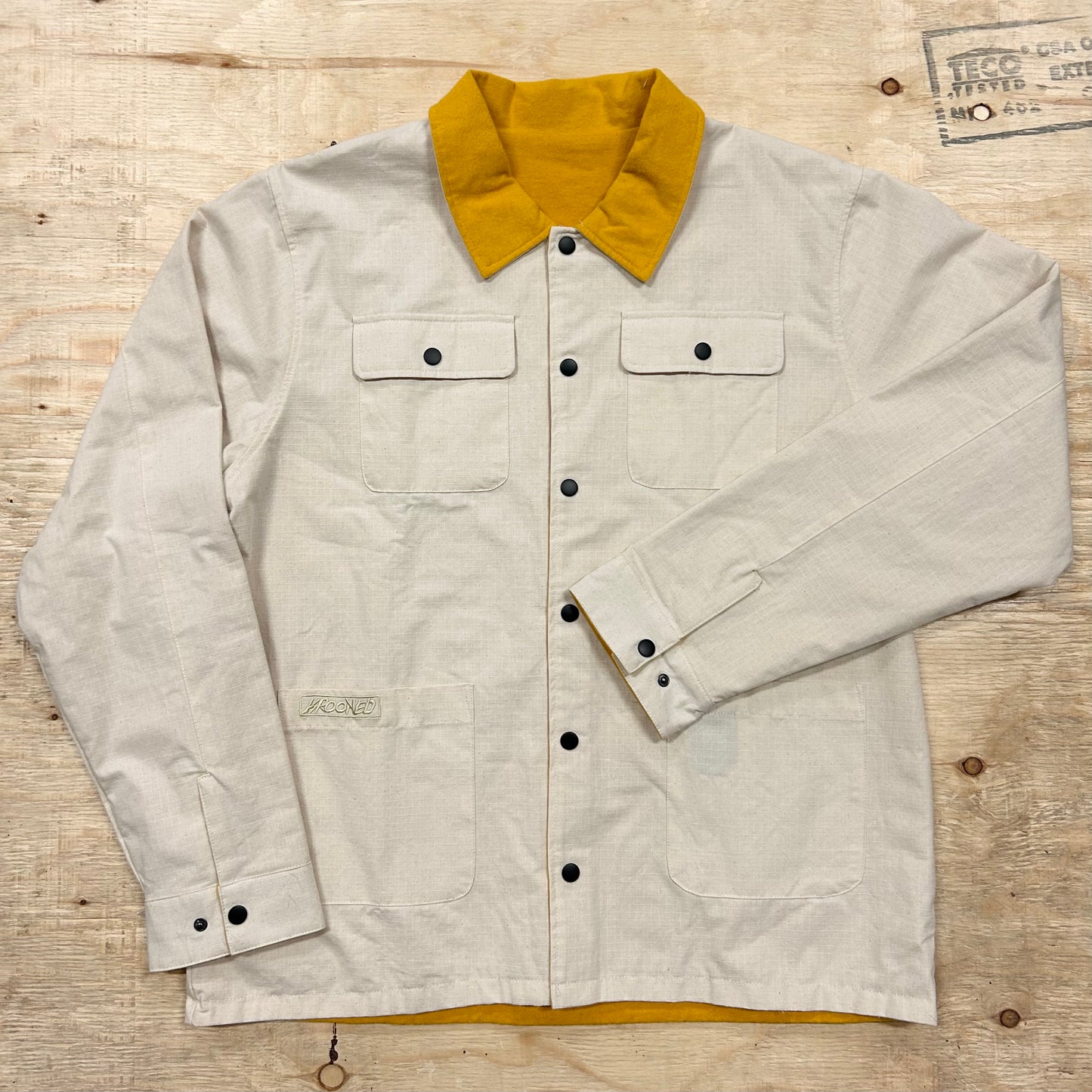 Krooked Skateboards - Moonsmile Raw Reversible Jacket