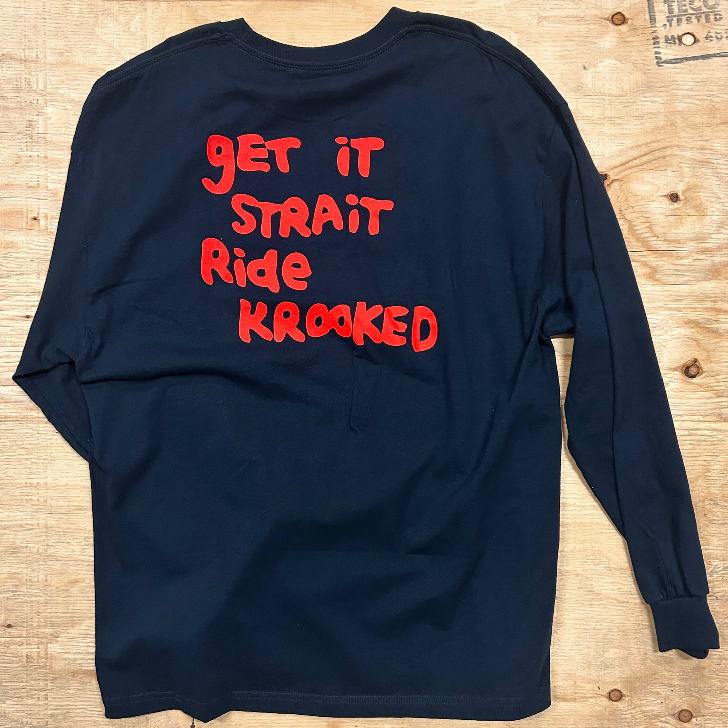 Krooked Skateboards - Strait Eyes Longsleeve