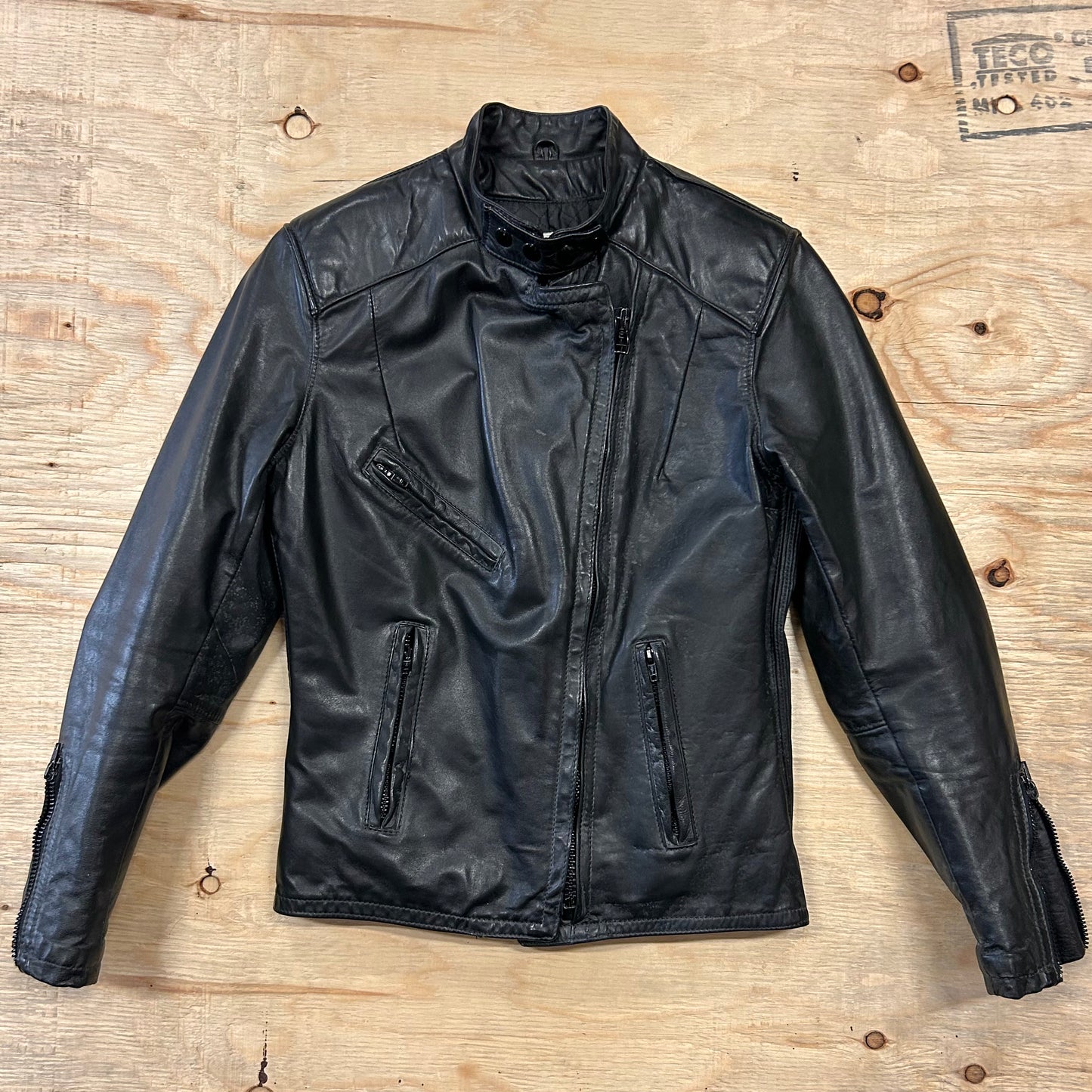 Vintage 70's Harley-Davidson Women Motorcycle Leather Jacket