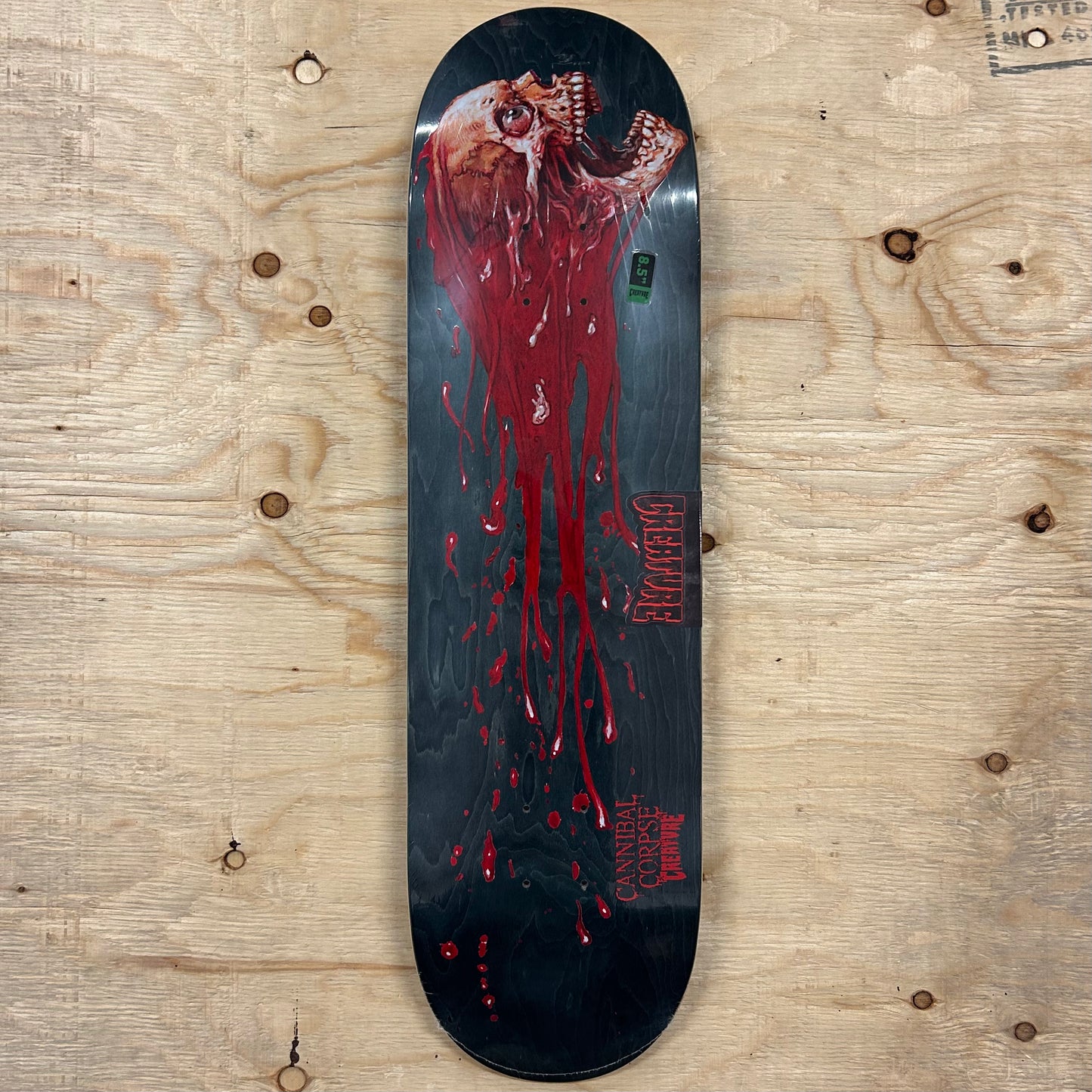Creature - Cannibal Corpse Skull And Blood Deck 8.53"