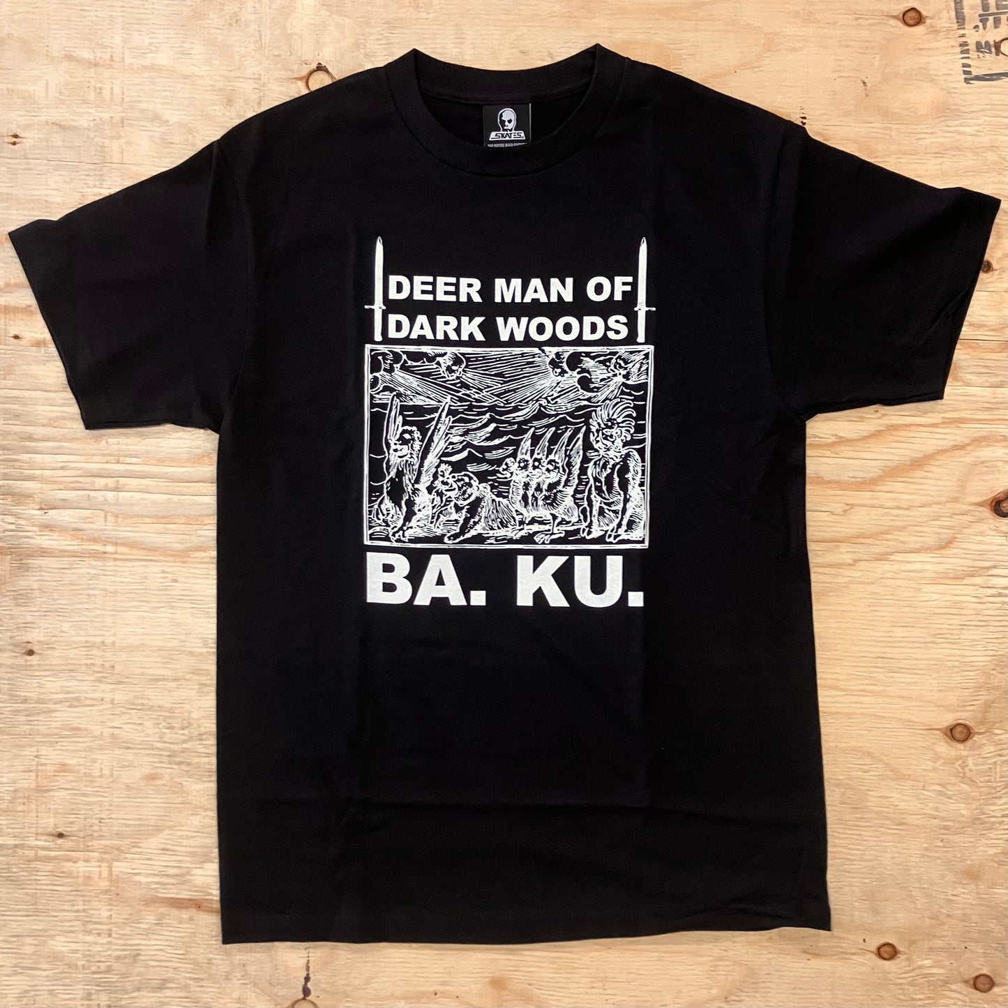 Skull Skates - BA. KU. Deer Man Tee