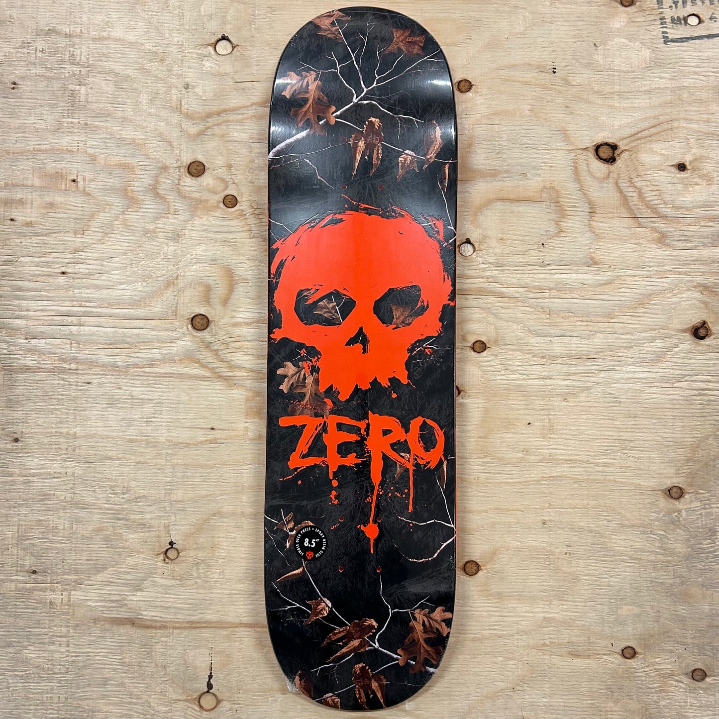 Zero - Real Tree Blood Skull Deck 8.5"
