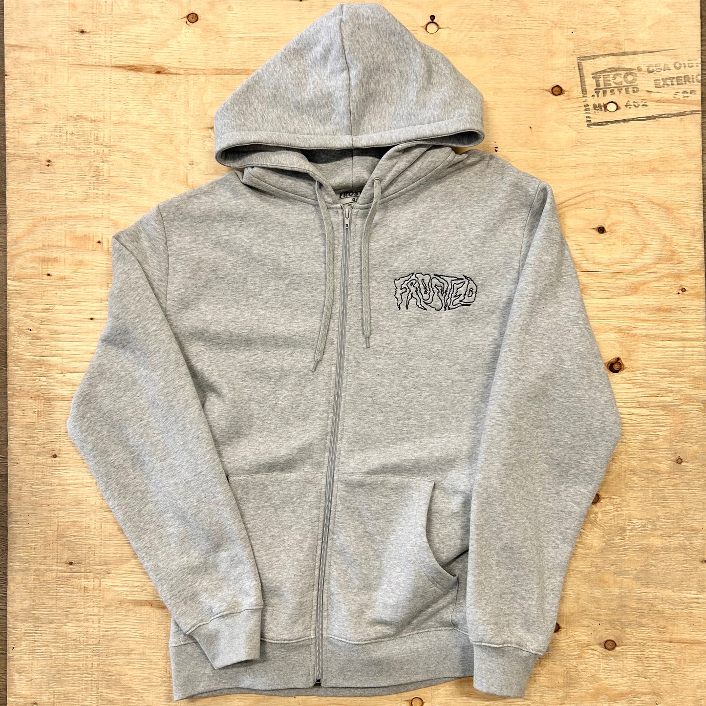 Frosted - Wavy Logo Zip Hoodie
