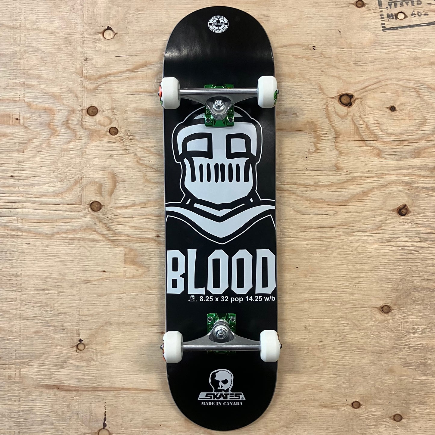Skull Skates - Barge Blood Custom Complete 8.25"