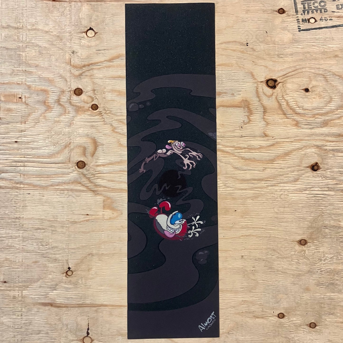 Almost - Ren & Stimpy Drain Griptape