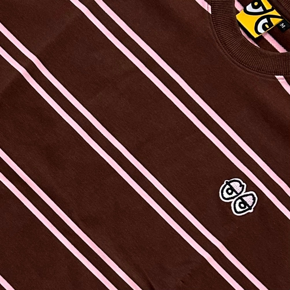 Krooked Skateboards - EMB Stripe Tee