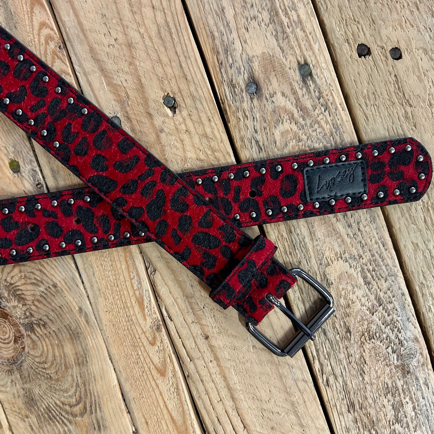 Loosey - Cheetah Rivet Belt