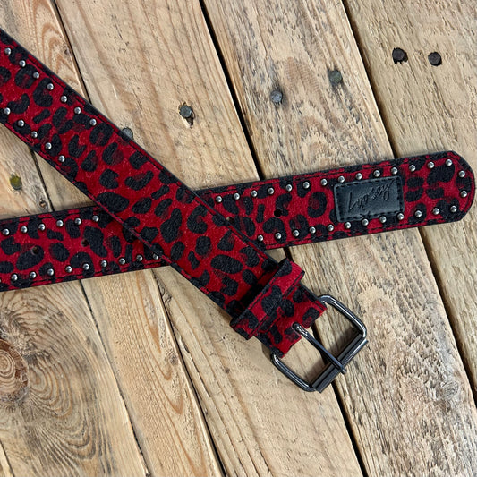 Loosey - Cheetah Rivet Belt
