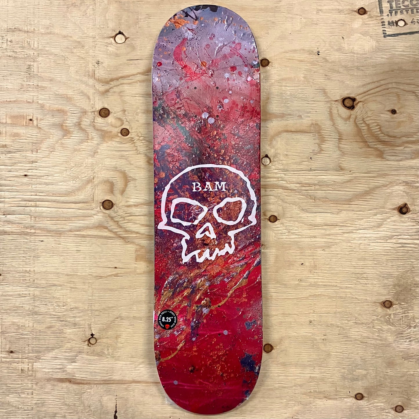 Zero - Bam Single Skull Deck 8.25"