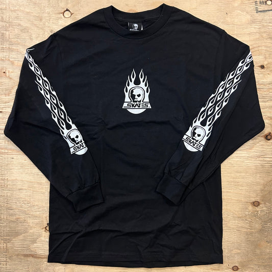 Skull Skates - Burnt Fireball Skull Classics Longsleeve