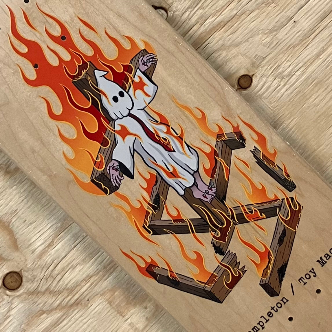 Toy Machine - Templeton Charred Cross Deck 8.5"