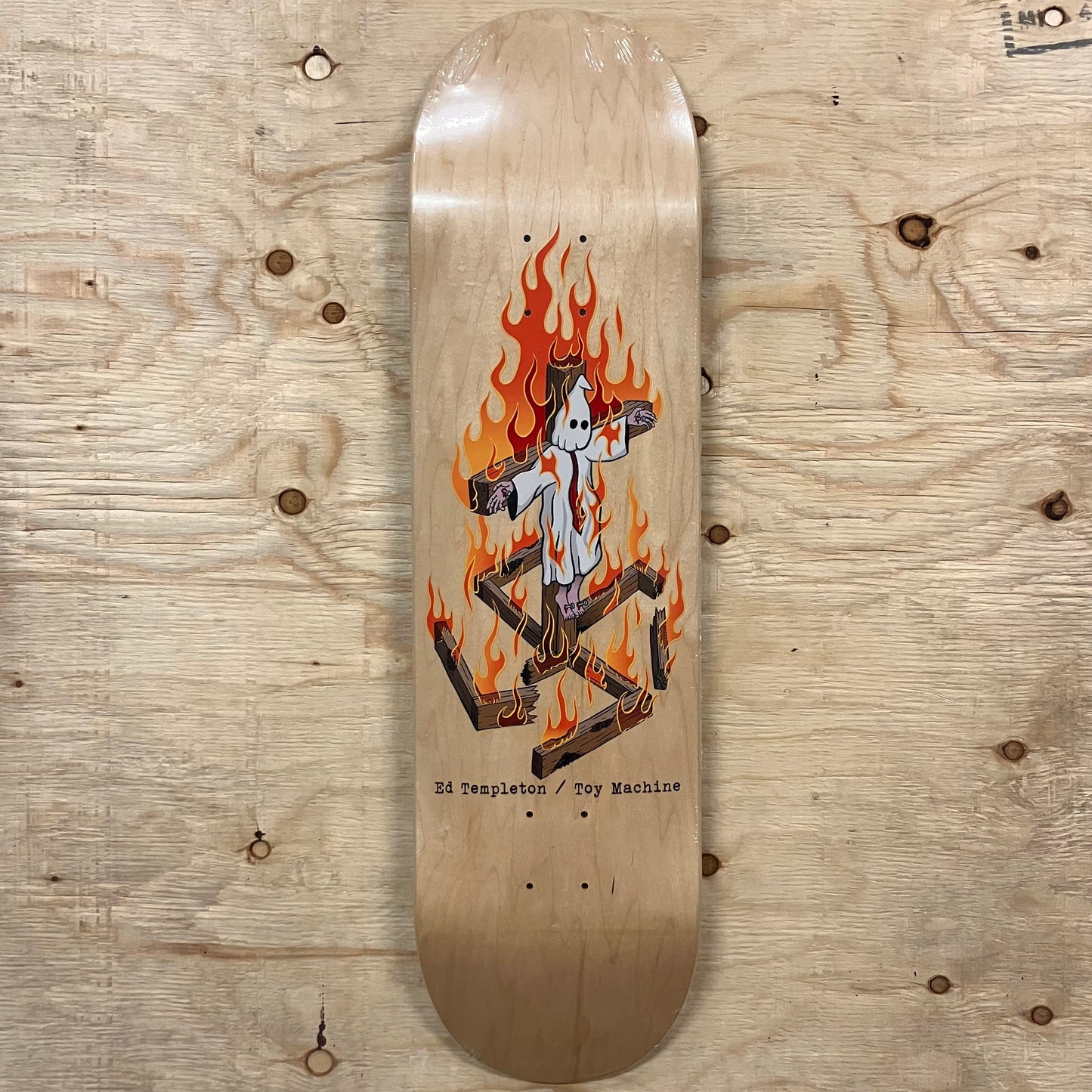 Toy Machine - Templeton Charred Cross Deck 8.5"