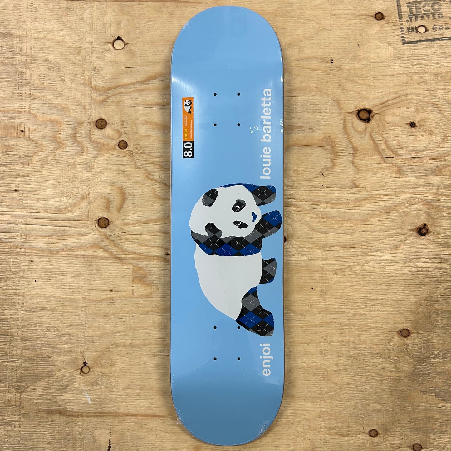 Enjoi - Argyle Panda R7 Deck 8"