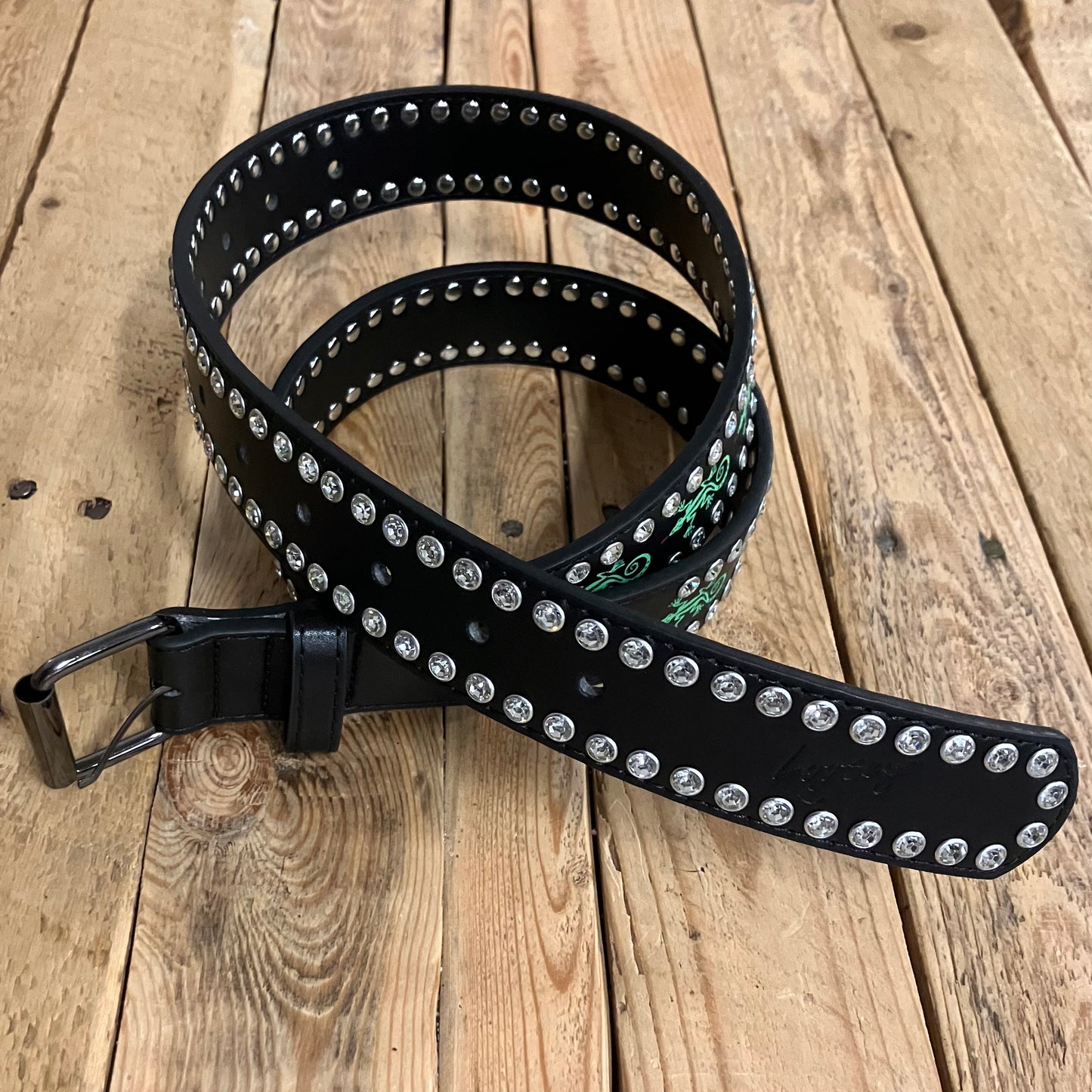 Loosey - Gecko Rhinestone Belt