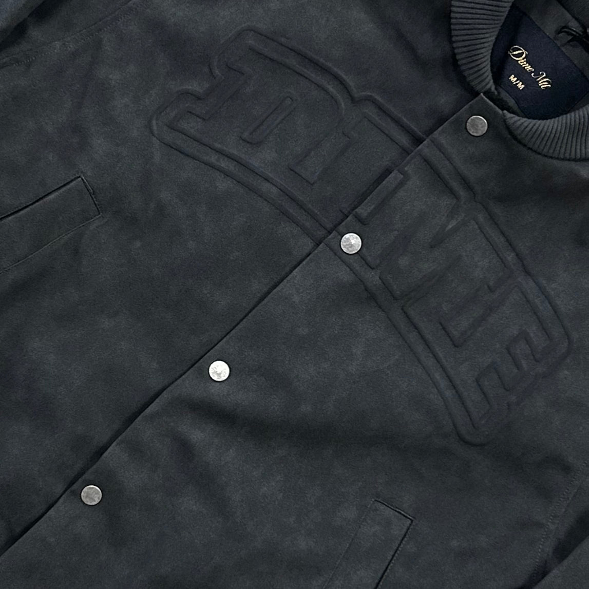 Dime - Faux Suede Varsity Jacket