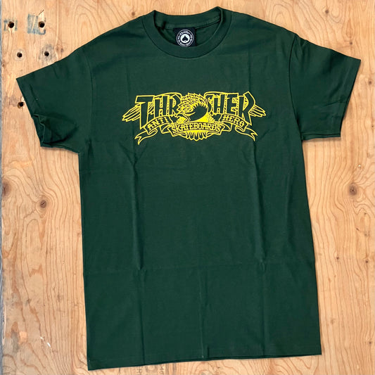 Thrasher X Anti Hero - Mag Banner Tee