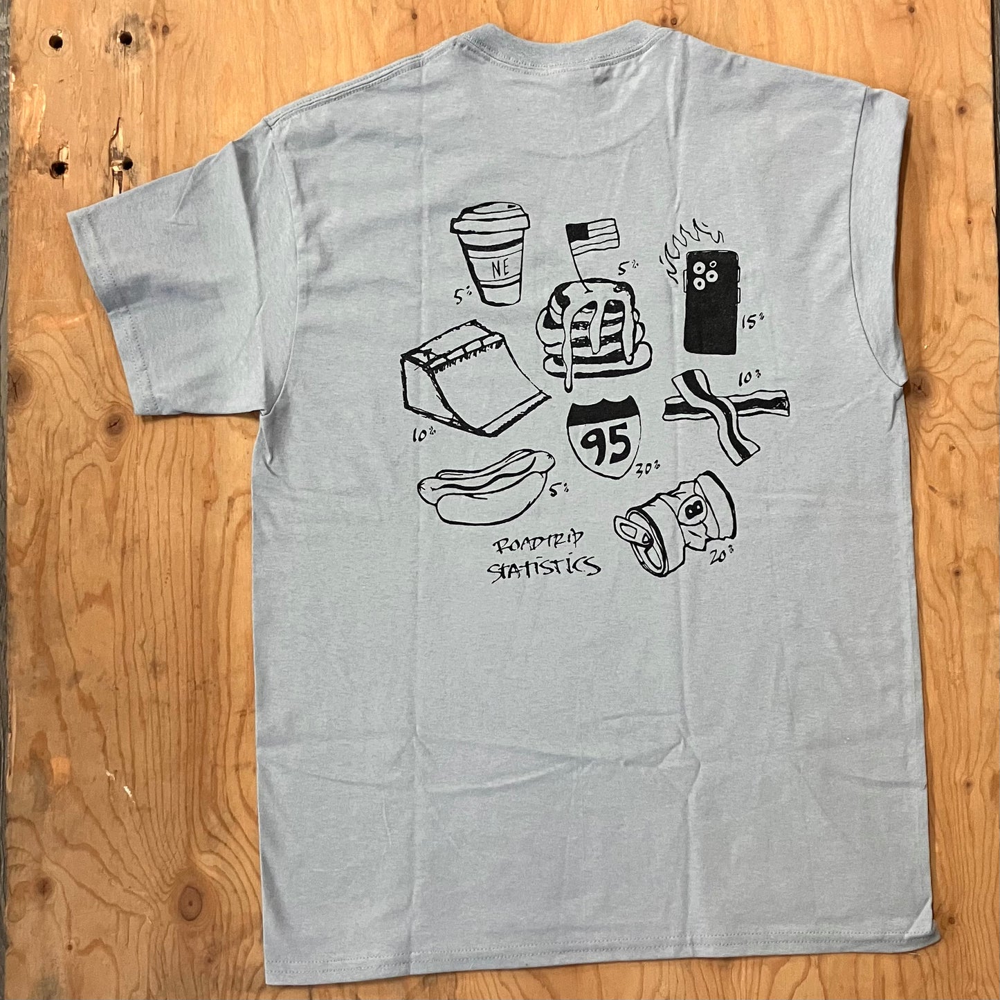 Balustrade Zine - Roadtrip Statistics Tee