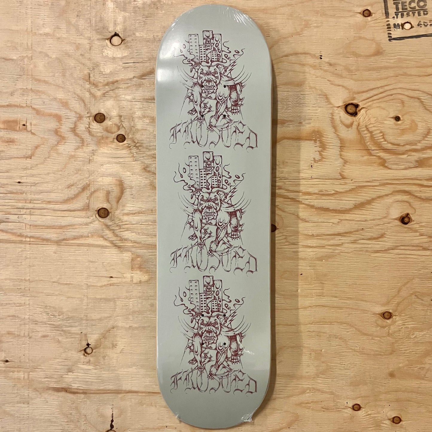 Frosted - City Dog Logo Deck 8.5"