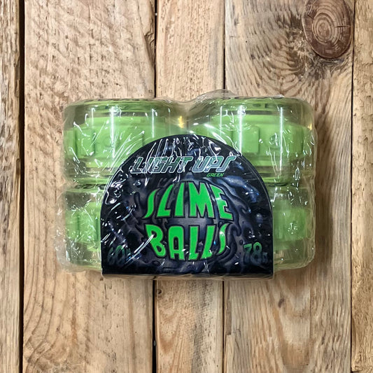 Slime Balls Wheels - Lights Up OG Slime 78a 60mm