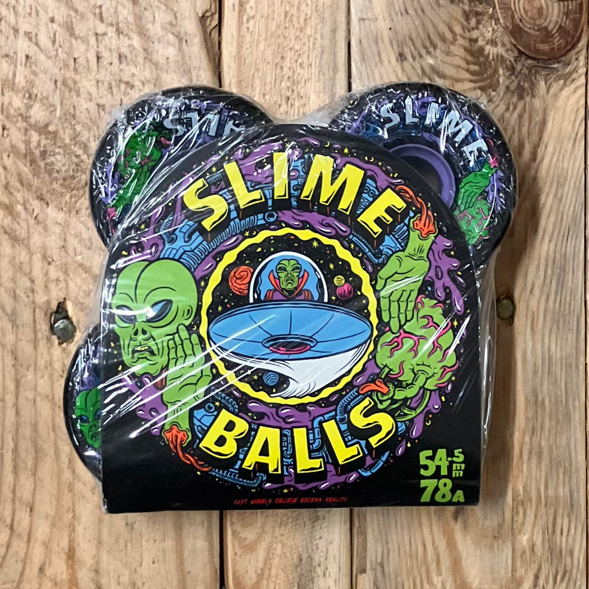 Slime Balls Wheels - Alien Mini OG Slime 78a 54.5mm