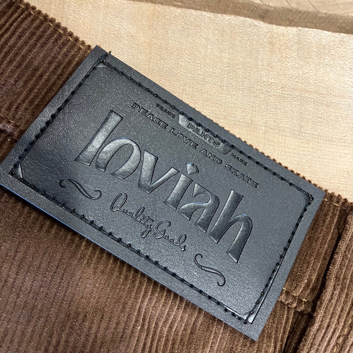 Loviah - Pantalon de charpentier en velours côtelé