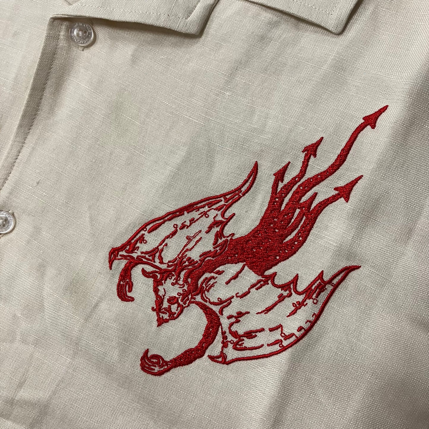 Welcome - Hellion Embroidered Linen Shirt